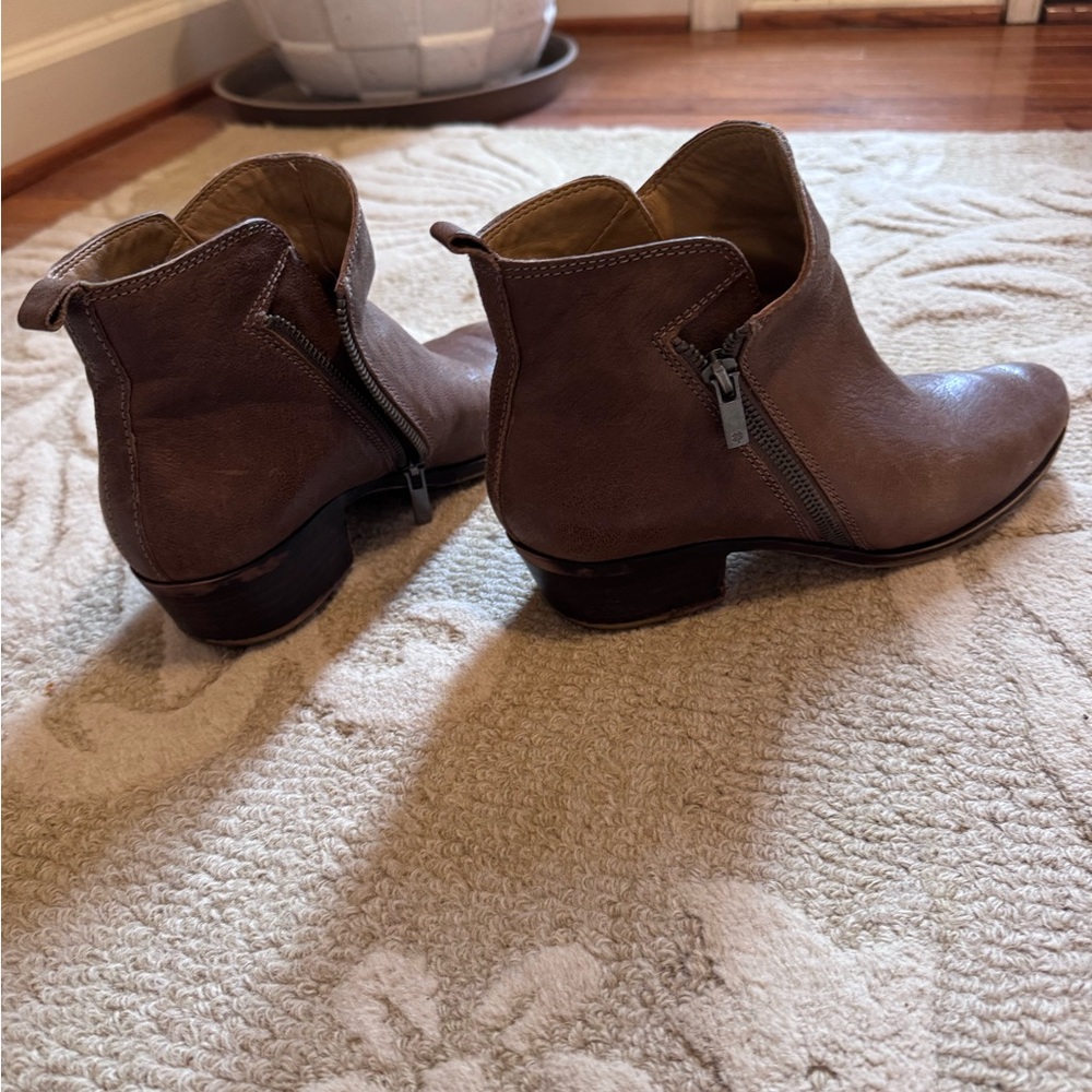 Lucky Brand Dark Brown Ankle Booties - Picture 3 of 7